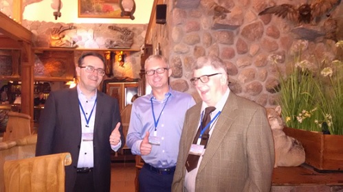 The Associate Editor of MERDJ with Dr. Błachowski and Prof. Dénès in Poland